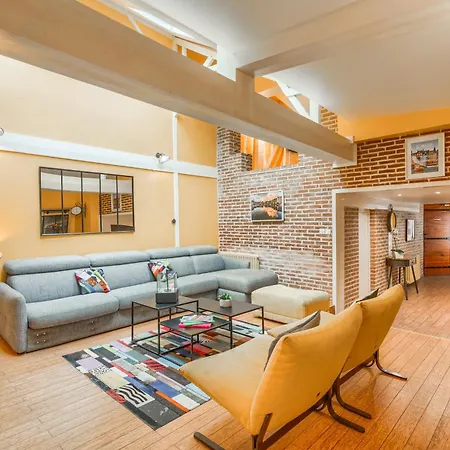 Loft Honfleurais 10 Personnes - Coeur Historique Prázdninový dům *