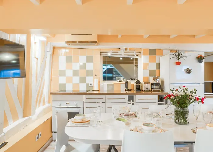 Loft Honfleurais 10 Personnes - Coeur Historique Prázdninový dům