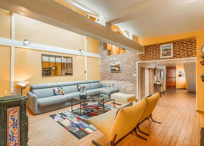 Loft Honfleurais 10 Personnes - Coeur Historique Prázdninový dům *